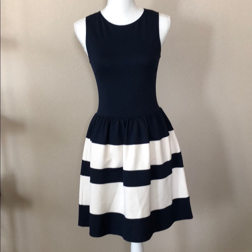 WOMENS Blue Striped Dress